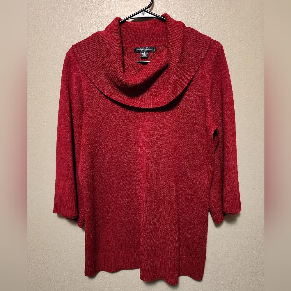 Cowl Neck, 3/4 Wide Sleeve, Sweater Top